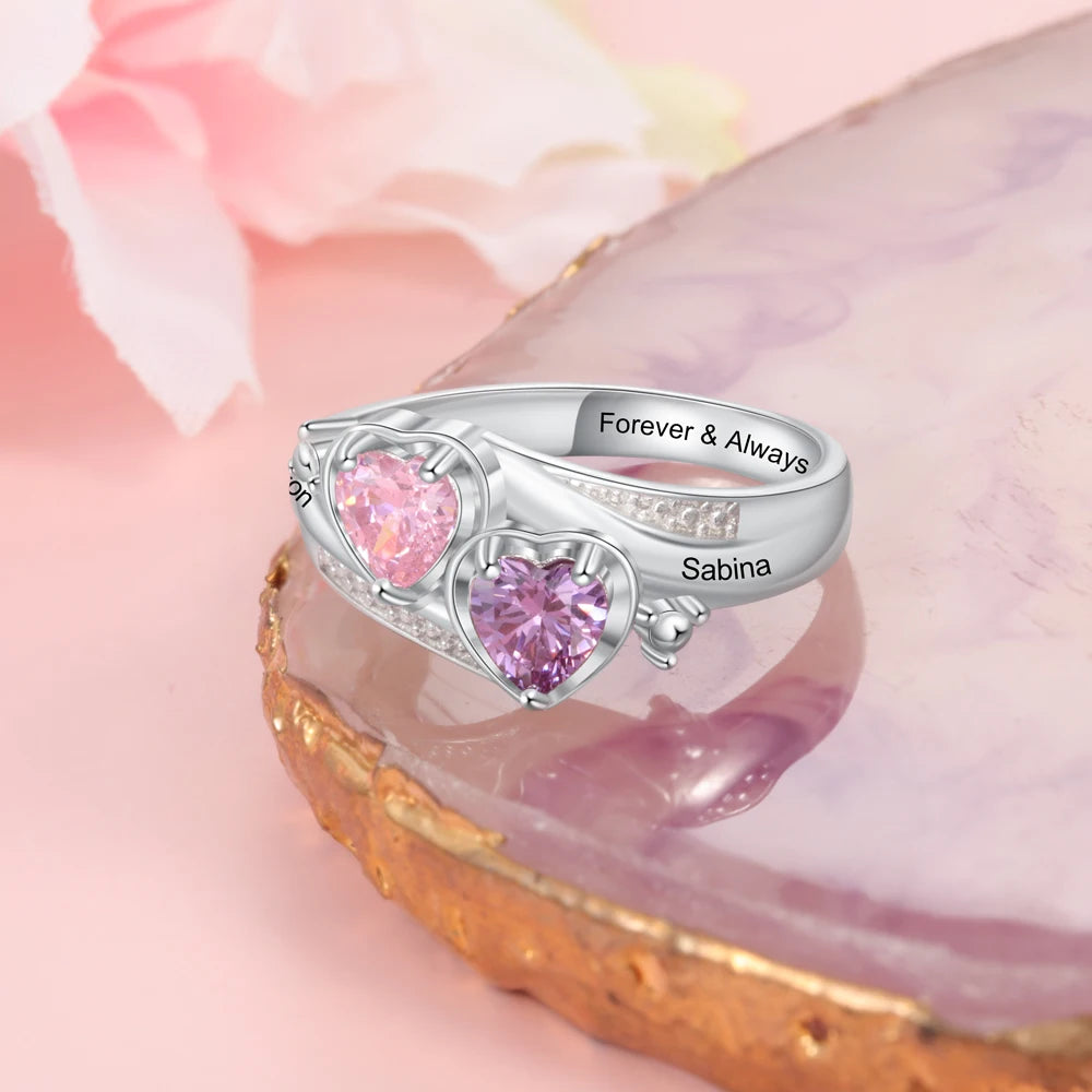 Personalized Engraved Promise Rings