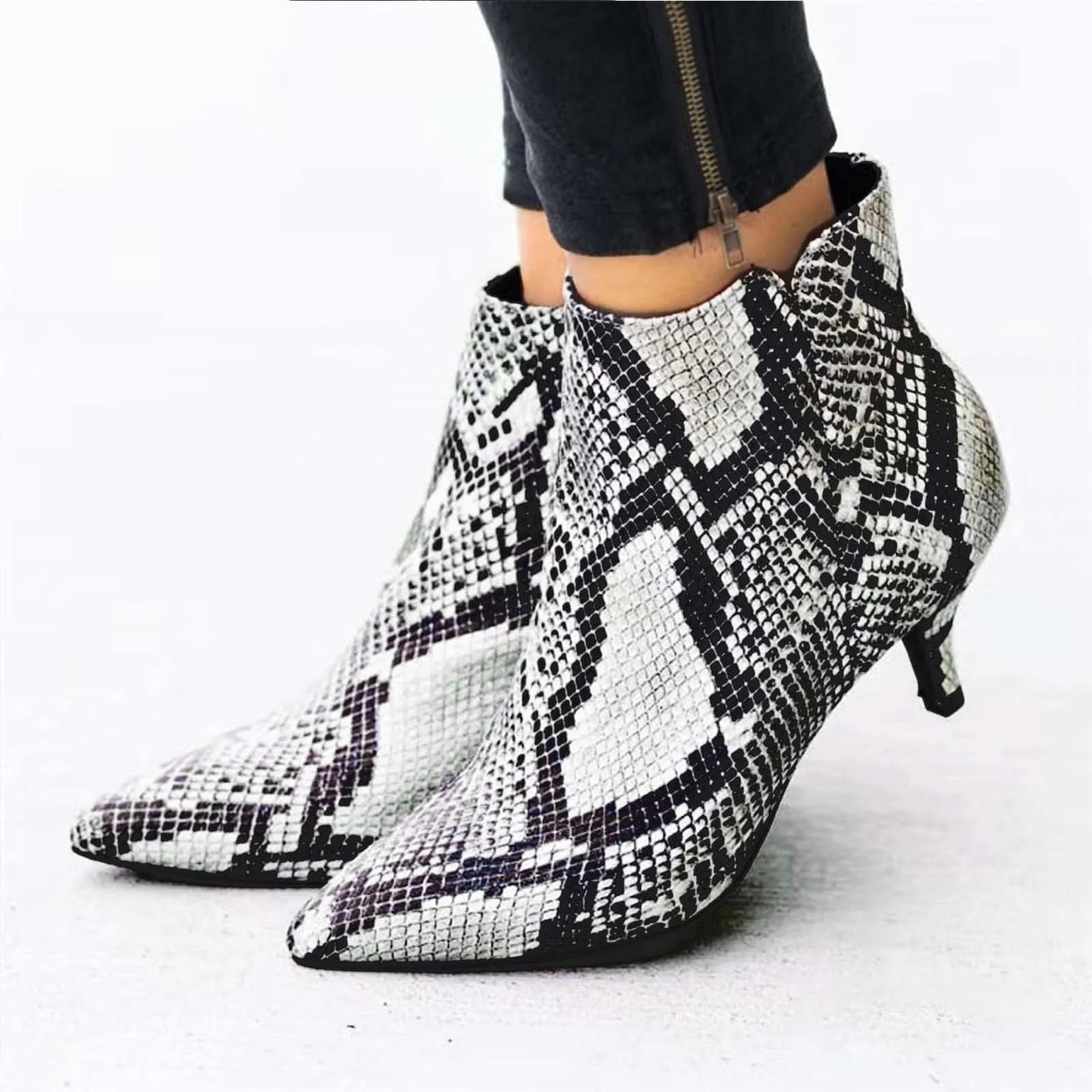 Ankle Boot Leopard Boots