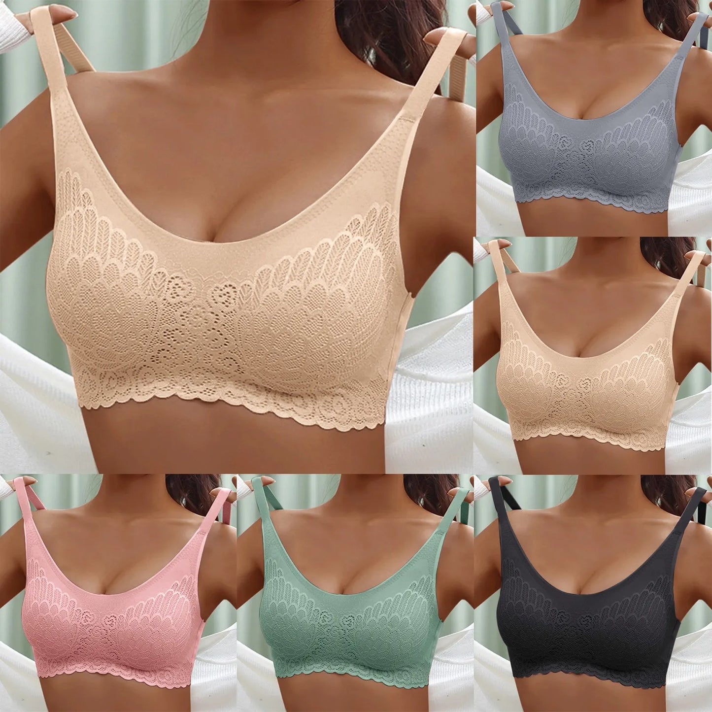 Seamless Push Up  Bra