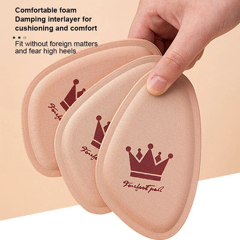 Forefoot Pads for Women Half Insoles for Shoes Inserts High Heels Pain Relief Pads Non-slip Sole Cushion Reduce Shoe Size Filler