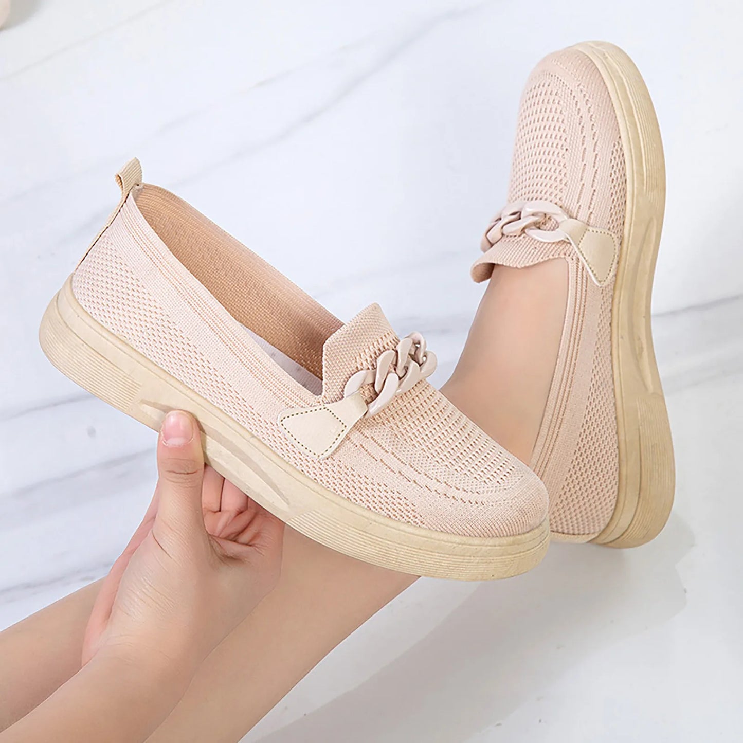 Slip On  Outdoor Mesh Casual Shoes