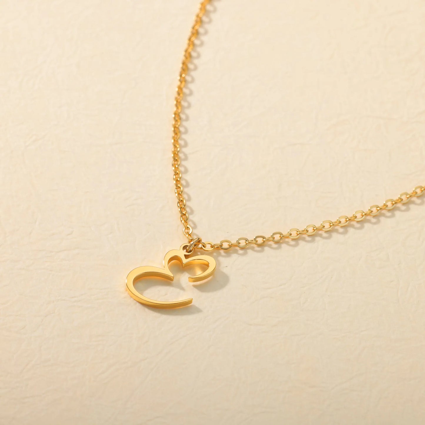 Heart Initial Necklace