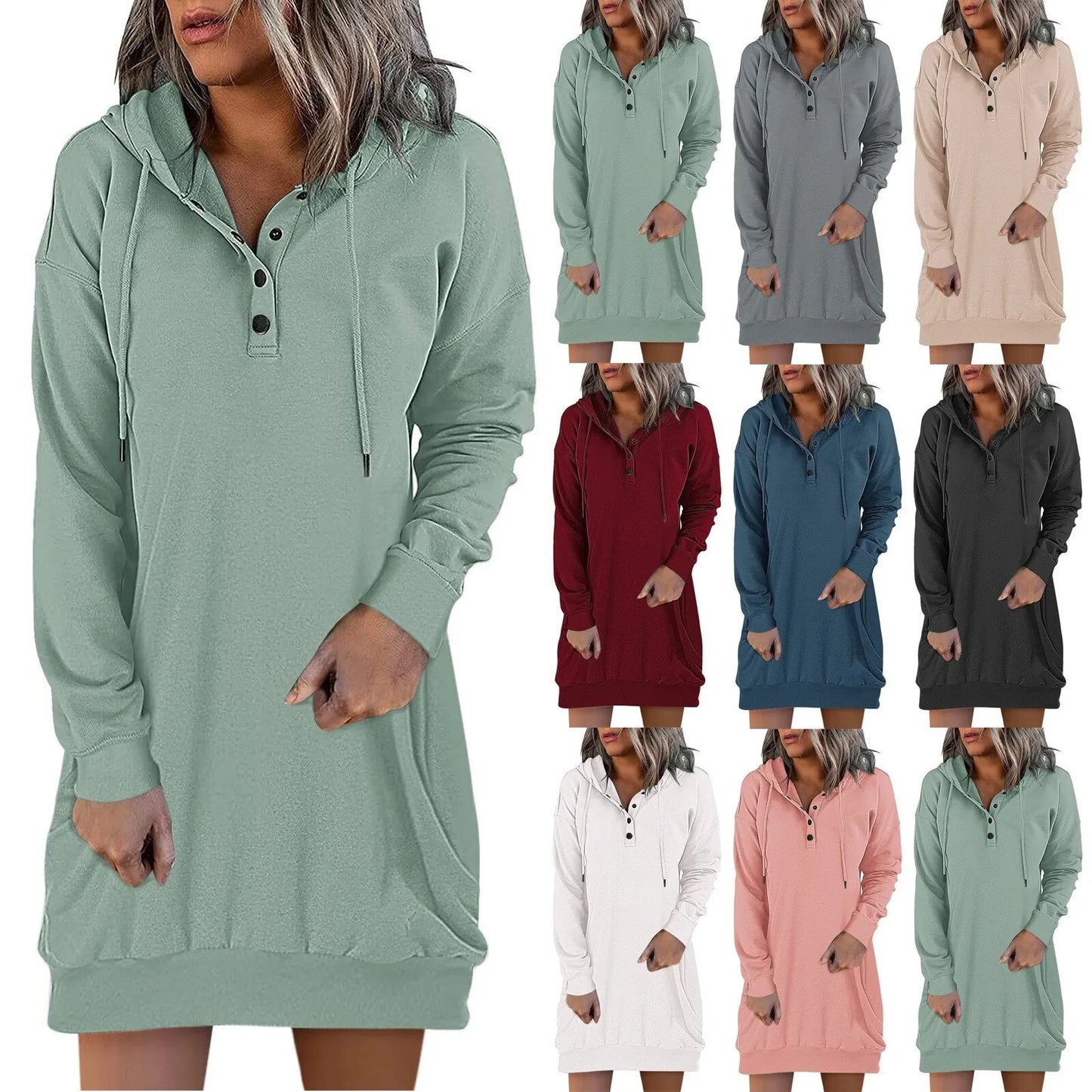 Fall Sweatshirt Dresses