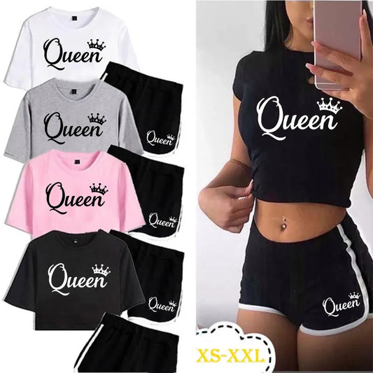 Queen Short Crop Top